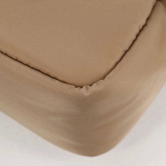 PRADA Hand Bag Nylon 2way Beige Gold Auth 118908SM - Picture 5 of 16